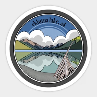 Eklutna Lake, AK Sticker